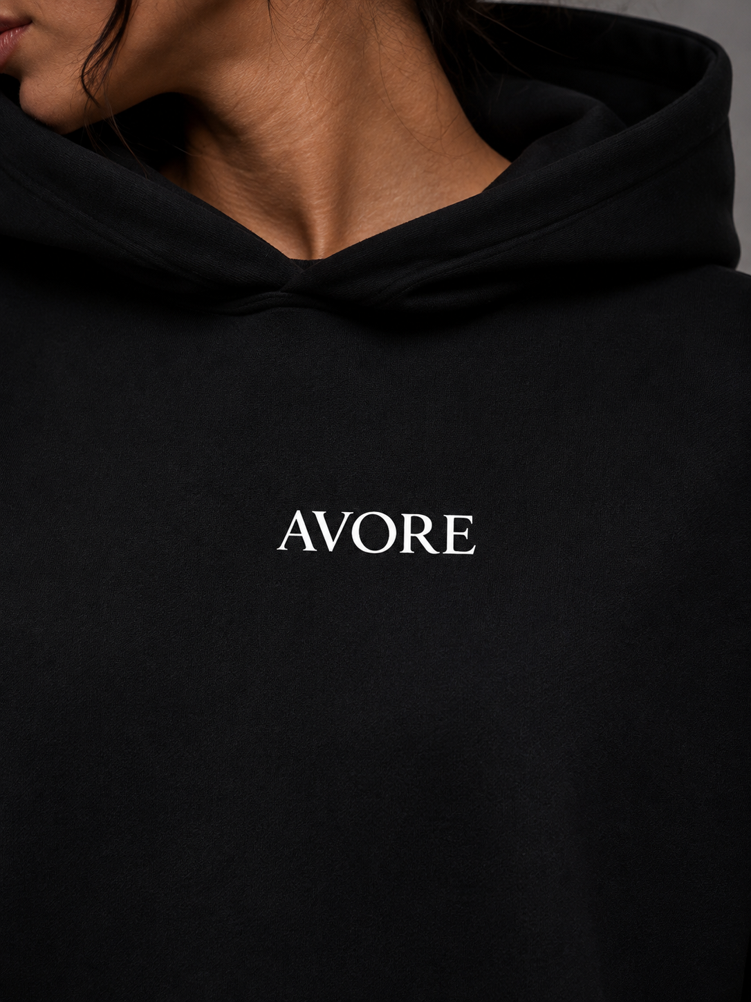 AVORE Signature Hoodie – Black