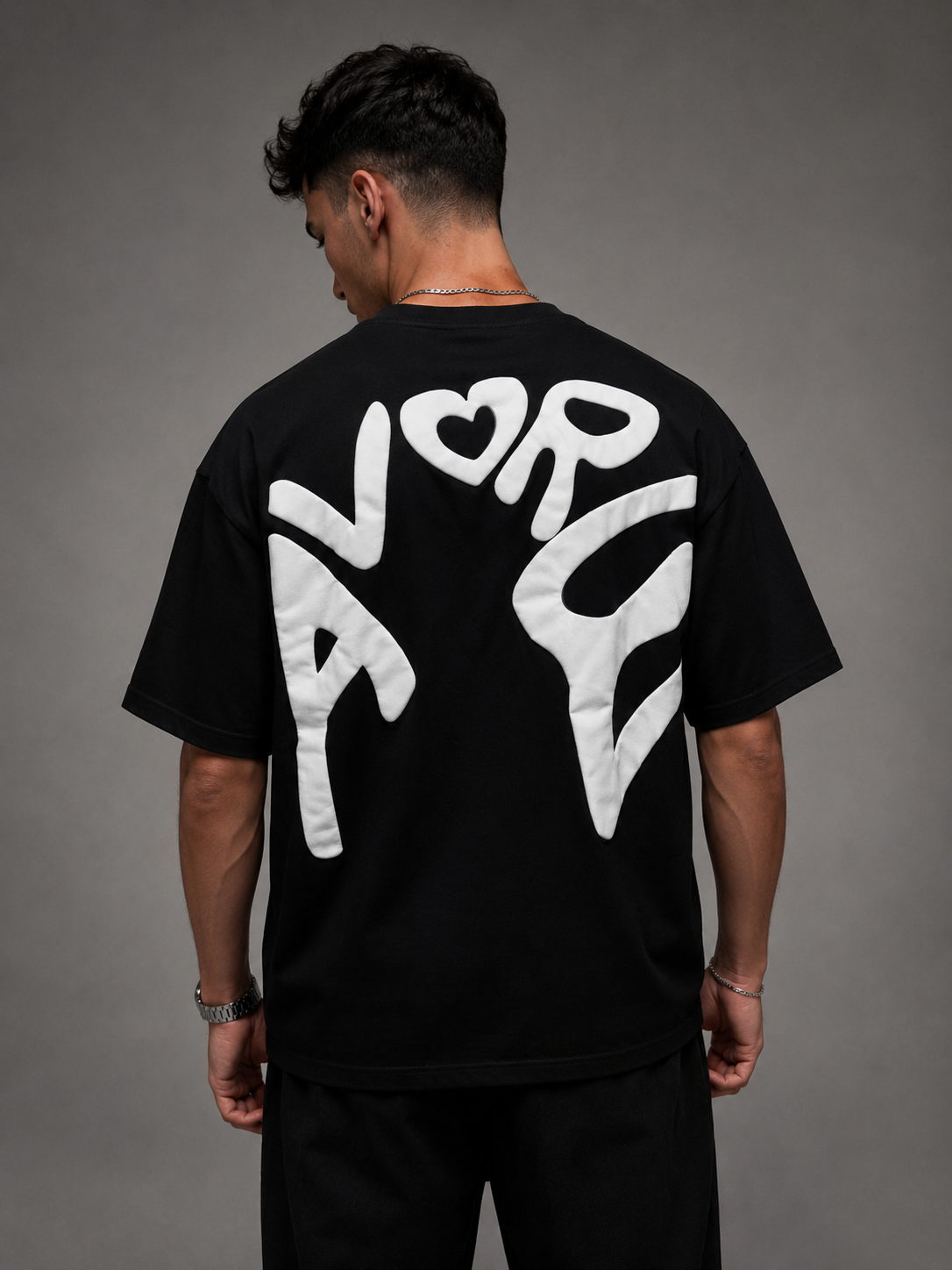 AVORE Signature Oversized T-Shirt – Black