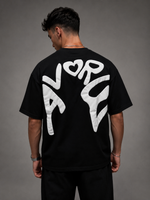 AVORE Signature Oversized T-Shirt – Black