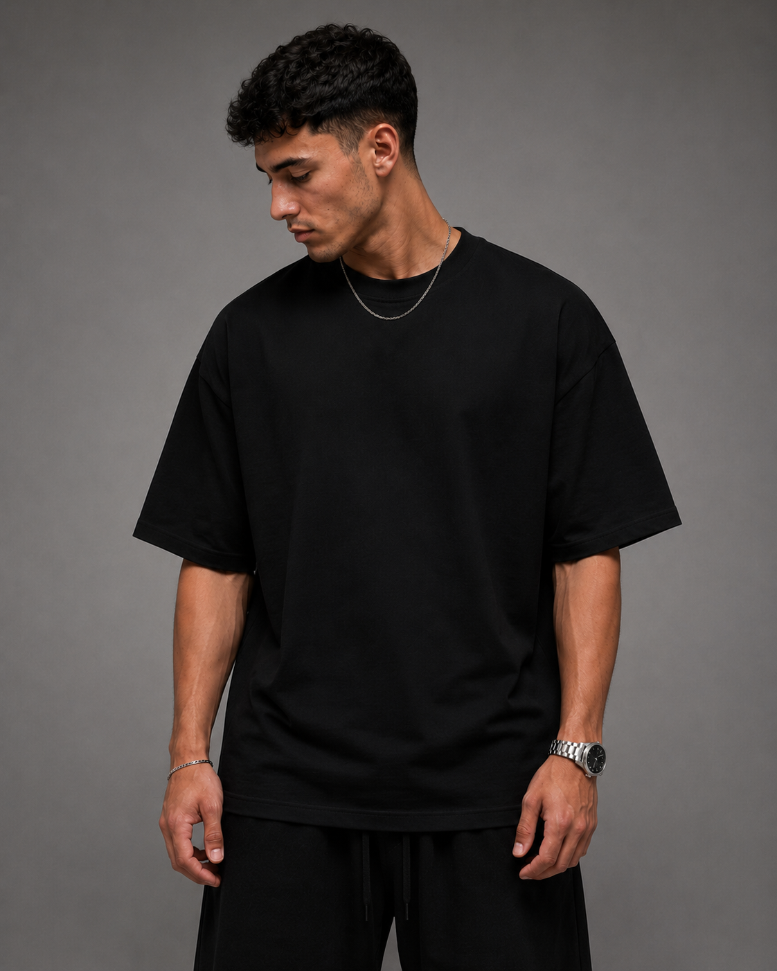 AVORE Signature Oversized T-Shirt – Black