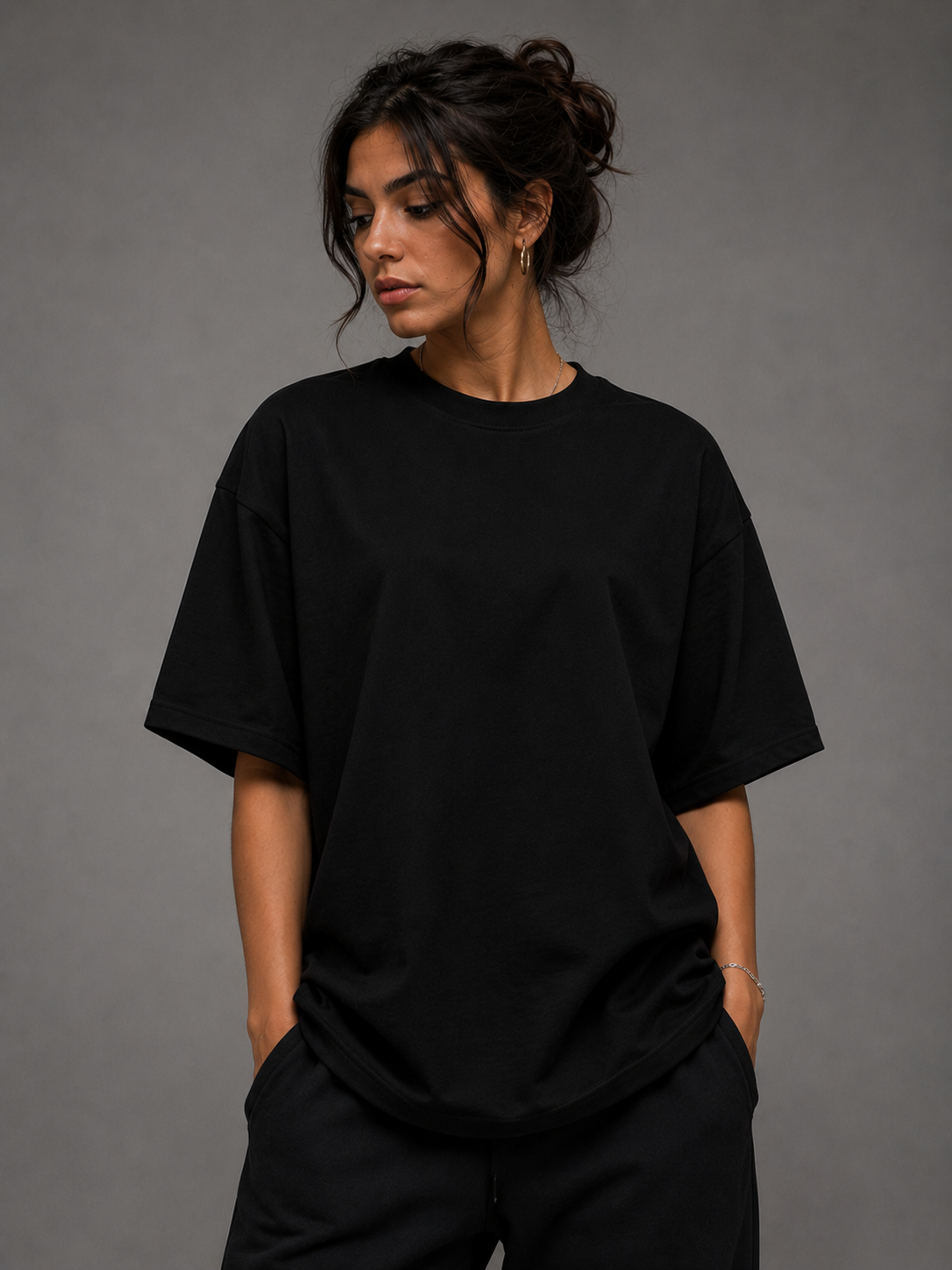 AVORE Signature Oversized T-Shirt – Black